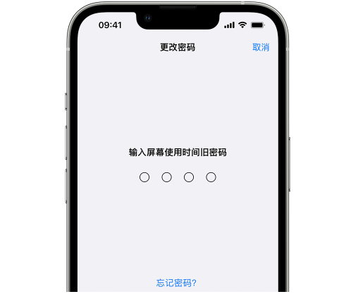 武宁iPhone屏幕维修分享iPhone屏幕使用时间密码忘记了怎么办 