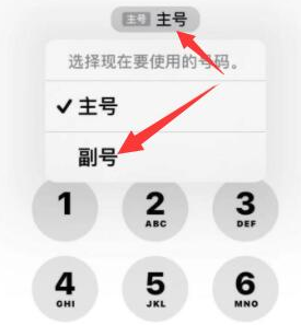 武宁苹果14维修店分享iPhone 14 Pro Max使用副卡打电话的方法 