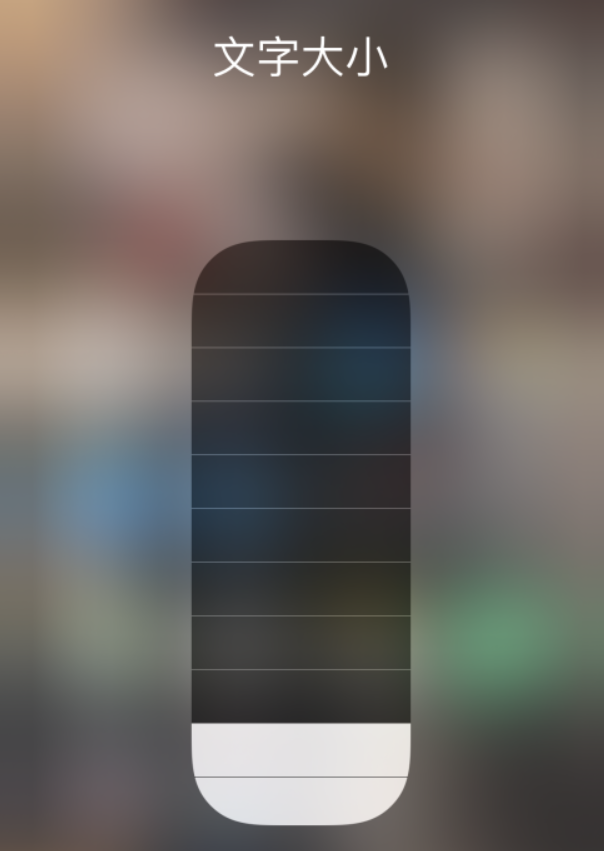 武宁苹果手机维修分享小技巧：在 iPhone 控制中心快速调节字体大小 